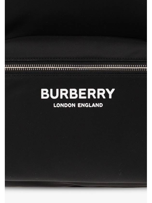 Logo Print Nylon Backpack Black - BURBERRY - BALAAN 7