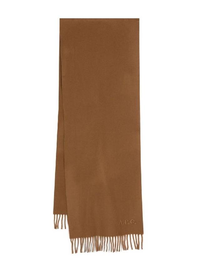 Ambroise Embroidered Muffler Camel - A.P.C. - BALAAN 2