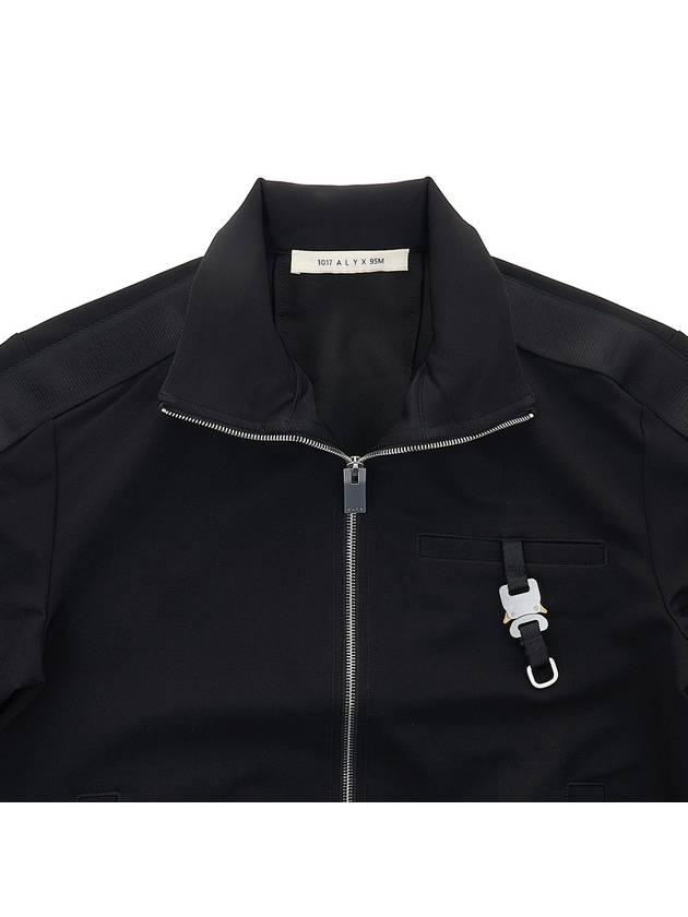 Buckle Detail Zip-Up Long Sleeve Shirt Black - 1017 ALYX 9SM - BALAAN 4