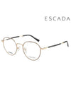 Glasses Frame VES985F 0301 Round Titanium Men Women - ESCADA - BALAAN 1