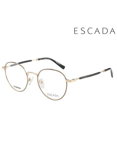 Glasses Frame VES985F 0301 Round Titanium Men Women - ESCADA - BALAAN 2