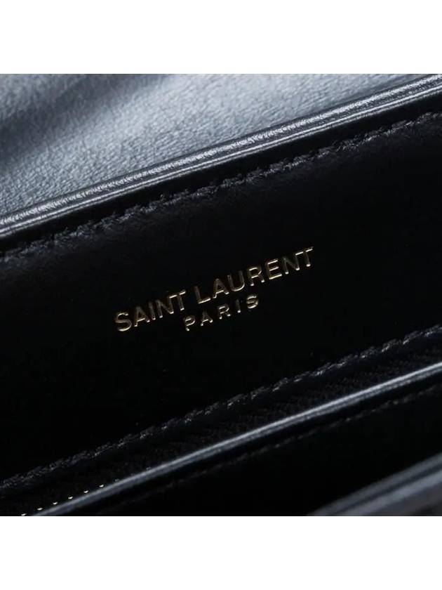 Loulou Toy Matelasse Shoulder Bag Black - SAINT LAURENT - BALAAN 10