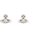 Simonetta Bas Relief Earrings Silver - VIVIENNE WESTWOOD - BALAAN 2