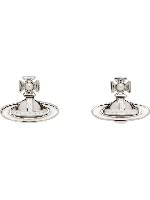 Simonetta Bas Relief Earrings Silver - VIVIENNE WESTWOOD - BALAAN 2