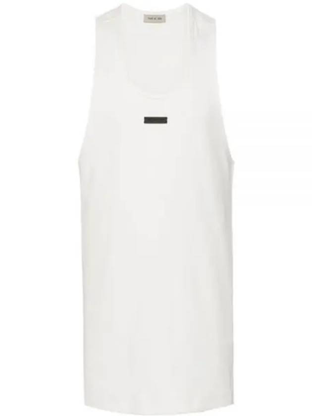 FG850026CTN white logo ribbed tank top - FEAR OF GOD - BALAAN 1