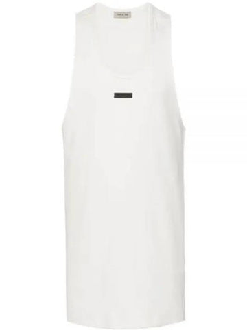 FG850026CTN white logo ribbed tank top - FEAR OF GOD - BALAAN 1