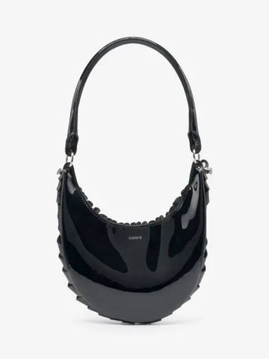 Mini patent petal shoulder bag black COPBA65425BLACK - COPERNI - BALAAN 1