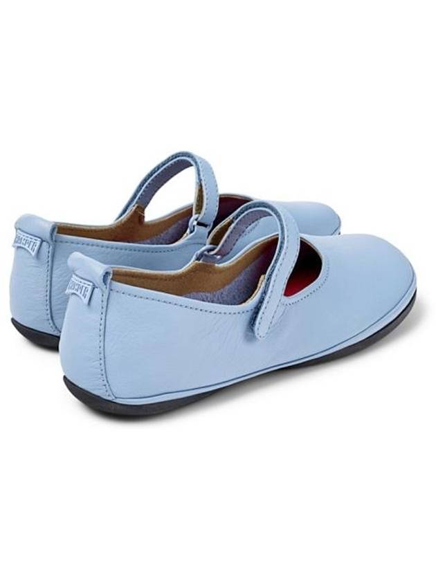 Right Leather Mary Jane Flat Shoes Blue - CAMPER - BALAAN 3