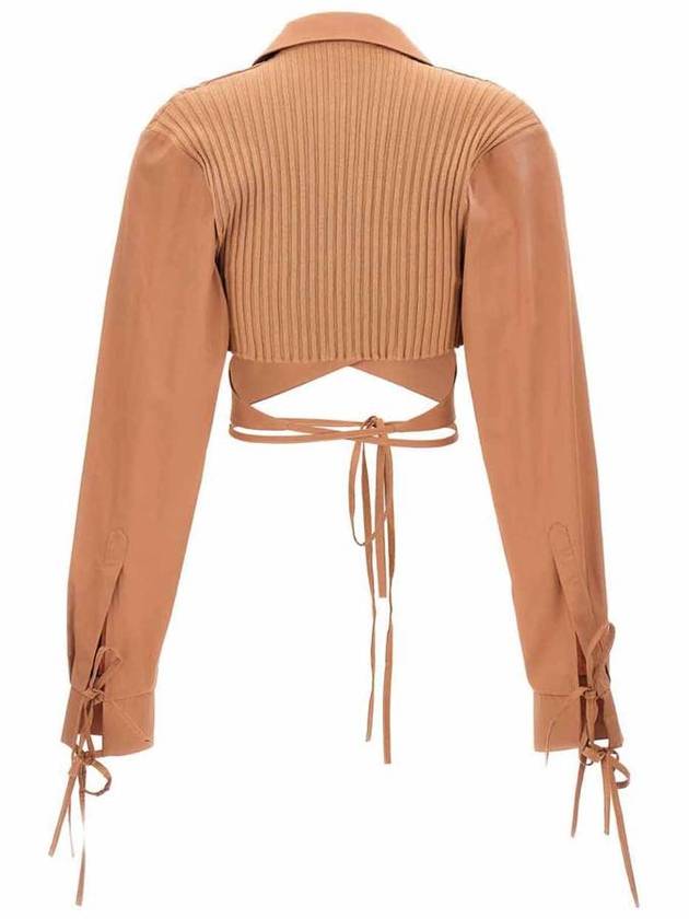 Andreādamo 'Criss Cross' Cropped Shirt - ANDREADAMO - BALAAN 2