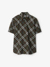 Check Cotton Short Sleeve Shirt Snug - BURBERRY - BALAAN 2