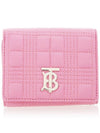 Lola Quilted Small Half Wallet Pink - BURBERRY - BALAAN 2