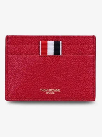 Men's RWB Tab Anchor Card Wallet Red - THOM BROWNE - BALAAN 2