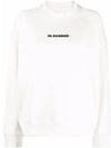 Plus Logo Sweatshirt White - JIL SANDER - BALAAN 2