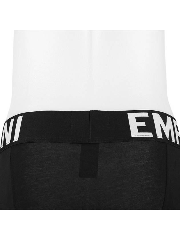 Logo Boxer Briefs Black - EMPORIO ARMANI - BALAAN 9