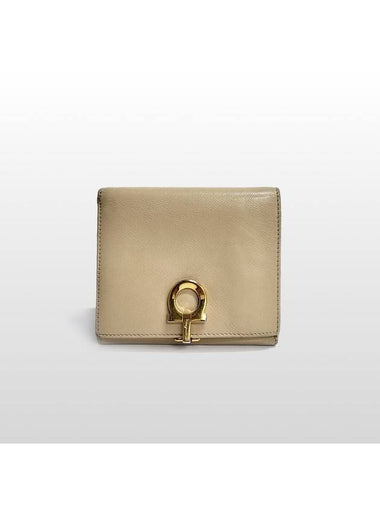 Ferragamo Gancini half wallet 22 0778 - SALVATORE FERRAGAMO - BALAAN 1