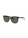 Eyewear Square Sunglasses Dark Green Black - RAY-BAN - BALAAN 1