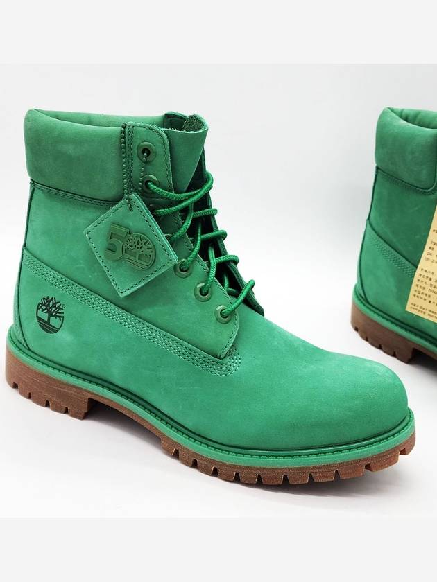 Men s 50th Anniversary Edition 6 inch Premium Waterproof Walker Combat Boots Green - TIMBERLAND - BALAAN 5