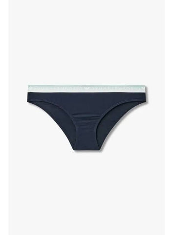 UNDERWEAR Women s Gradient Logo Banding Briefs Marine - EMPORIO ARMANI - BALAAN 1