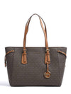 Voyager Medium Logo Shoulder Bag Brown - MICHAEL KORS - BALAAN.