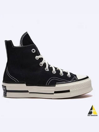 Chuck 70 Plus High Top Sneakers Black - CONVERSE - BALAAN 2