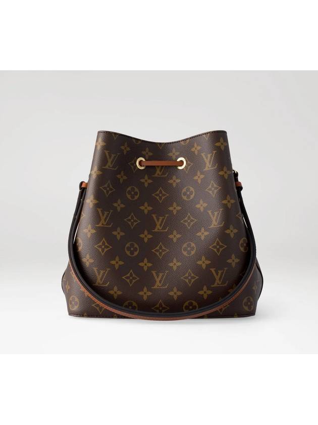 Women s Neonoe MM Logo Leather Shoulder Bag Brown 44887 - LOUIS VUITTON - BALAAN 4