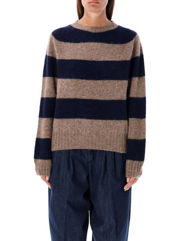 Ymc Jets Stripe Crew Knit - YMC - BALAAN 1