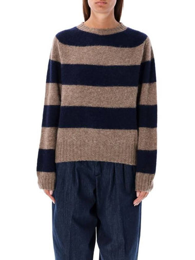 Ymc Jets Stripe Crew Knit - YMC - BALAAN 1