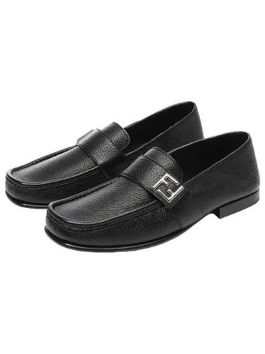 Square leather loafers - FENDI - BALAAN 1