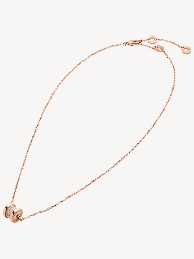 BZero1 Necklace Rose Gold Diamond Mini Pave Women’s Necklace - BVLGARI - BALAAN 2