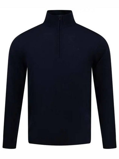 Men's Kiyan Quarter Zipper Knit Top Navy - J.LINDEBERG - BALAAN 2