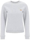 Fox Head Patch Regular Sweatshirt Grey - MAISON KITSUNE - BALAAN 1