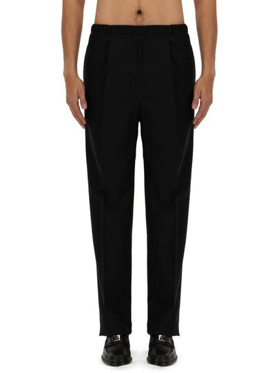 Straight Pants FB0979AR8S F0QA1 Black - FENDI - BALAAN 2