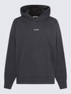 Logo Print Oversized Fit Hoodie Black - ACNE STUDIOS - BALAAN 5