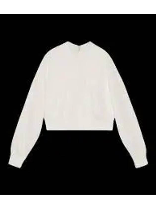 GG Logo Cotton Sweatshirt White - GUCCI - BALAAN 2