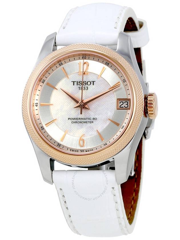 Tissot T-Classic Ballade Automatic Mother of Pearl Dial Ladies Watch T108.208.26.117.00 - TISSOT - BALAAN 1