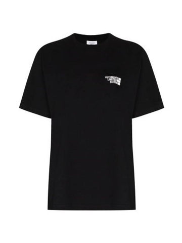 Logo Short Sleeve T-Shirt Black - VETEMENTS - BALAAN 1