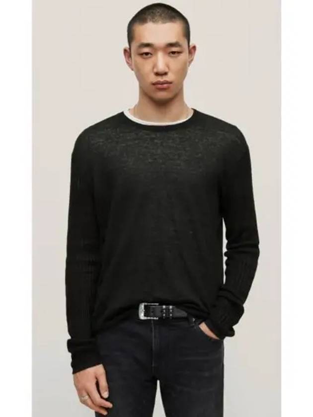 Moore Sweater Y3052Y2 001 Natural Black 270265 - JOHN VARVATOS - BALAAN 1