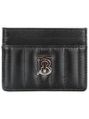 Lola Quilted Card Wallet Black - BURBERRY - BALAAN 2