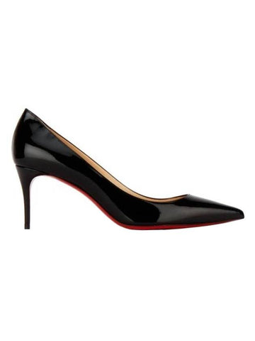 Women's Kate Patent Leather Pumps Heel Black - CHRISTIAN LOUBOUTIN - BALAAN.