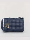 Gold Padded Cassette Cross Bag Navy - BOTTEGA VENETA - BALAAN 3