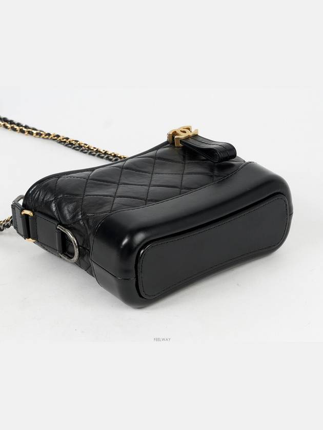 Gabrielle Hobo Small Black 74380 - CHANEL - BALAAN 4