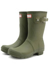 Original Matte Short Rain Boots Olive Leaf - HUNTER - BALAAN 5