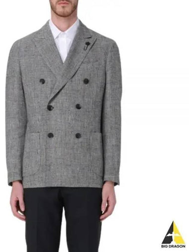 LARDINI 24 EQ660AEEQSK62432 100NE Double Breasted Jacket - RVR LARDINI - BALAAN 1