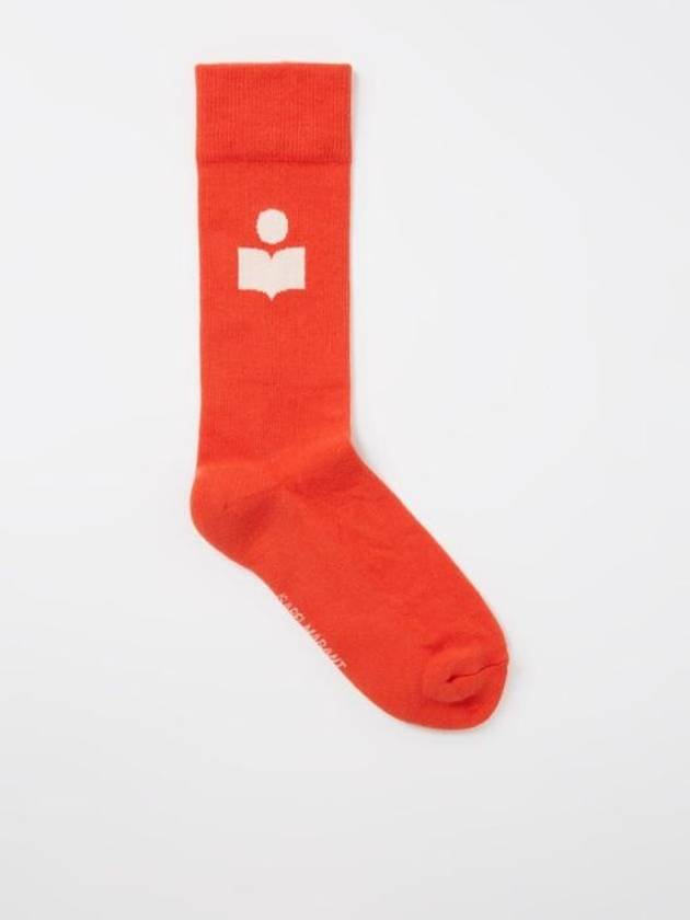 Siloki Logo Socks Orange - ISABEL MARANT - BALAAN 2