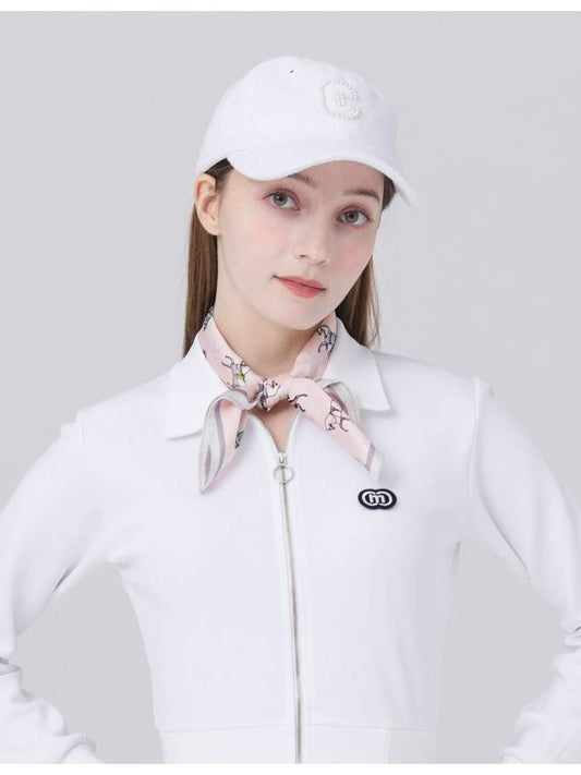 DoyounoyouMC Wapen Patch Symbol Logo Pearl Jing Cotton Terry White Ball Cap DO9242AC927 3 - DOYOUKNOWMC GOLF WEAR - BALAAN 1