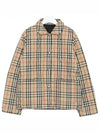 Kids Vintage Check Reversible Jacket Black Beige - BURBERRY - BALAAN 2