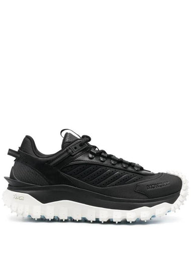 Trailgrip GTX Leather Sneakers Black - MONCLER - BALAAN 1