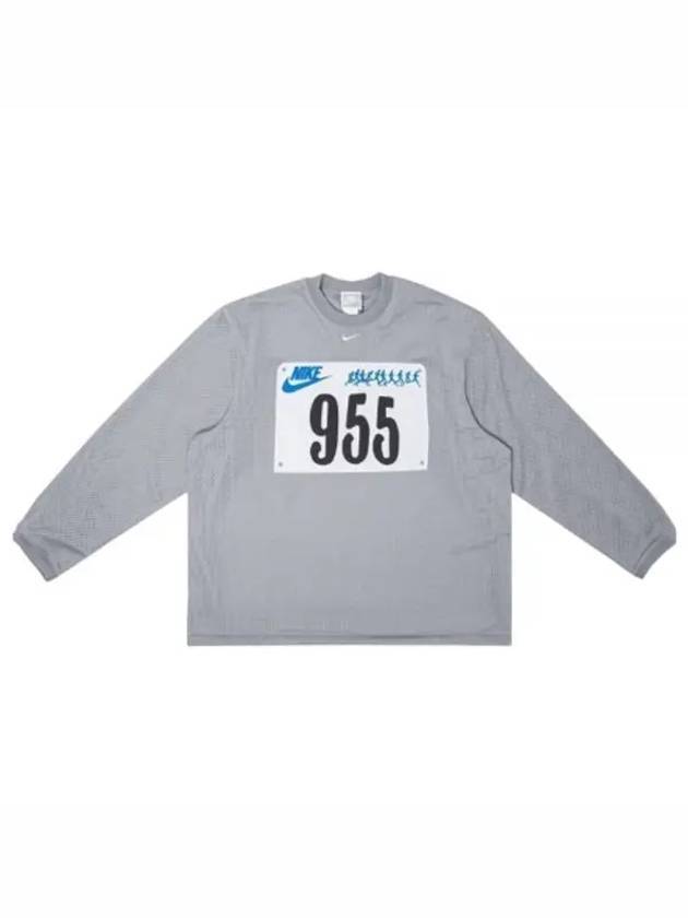 Long Sleeve T-Shirt Grey - NIKE - BALAAN 1