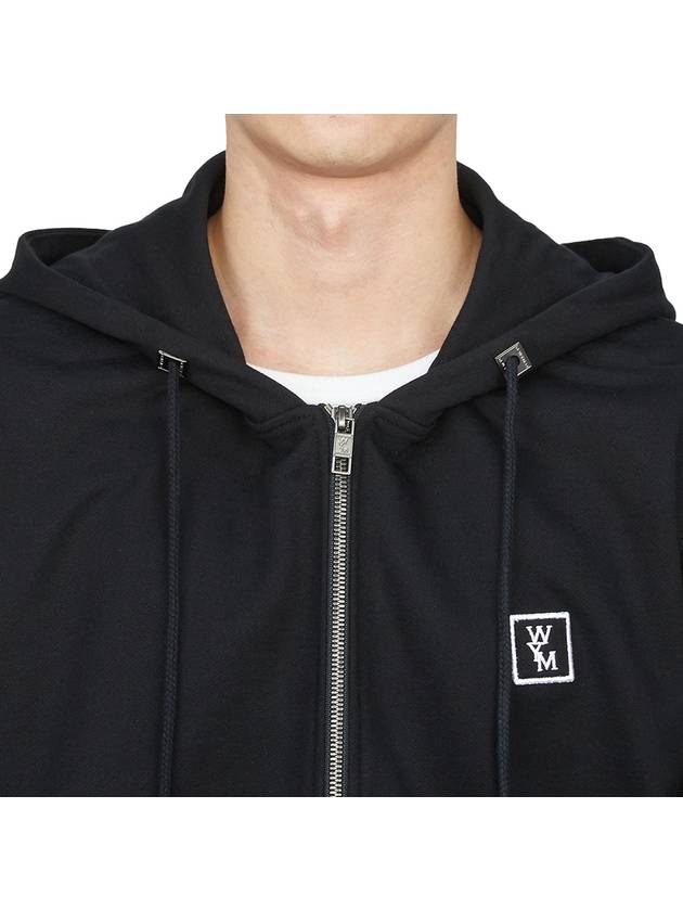 Back logo hooded zip up black - WOOYOUNGMI - BALAAN 7