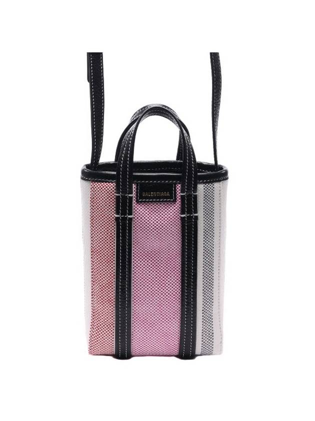 Barbes Striped Tote Bag Pink - BALENCIAGA - BALAAN 1